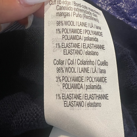 LACOSTE Women's Relaxed Fit Wool High-Neck Sweater - Picture 7 of 9